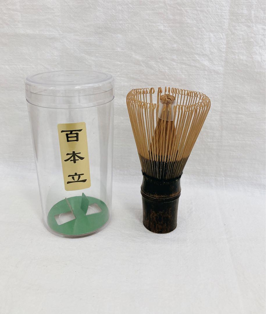 Zwarte Bamboe Matcha Set – Handgemaakt (黒竹) - Chasen 100 Standing Prongs