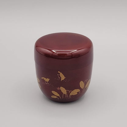 Matcha natsume Hagi 萩 en Hibari 雲雀 Nakamura Sōetsu