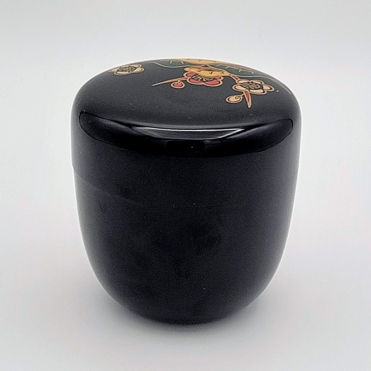 Matcha natsume met Shochikubai-motief 松竹梅 Sakata Minetosh