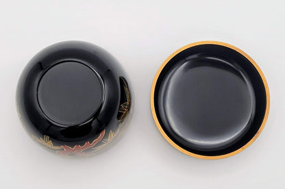 Matcha natsume met Shochikubai-motief 松竹梅 Sakata Minetosh