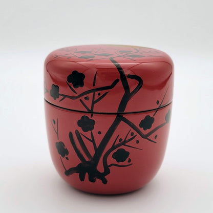 Ume-tsuki natsume 梅月蒔絵中棗 Nakatani Hakuho