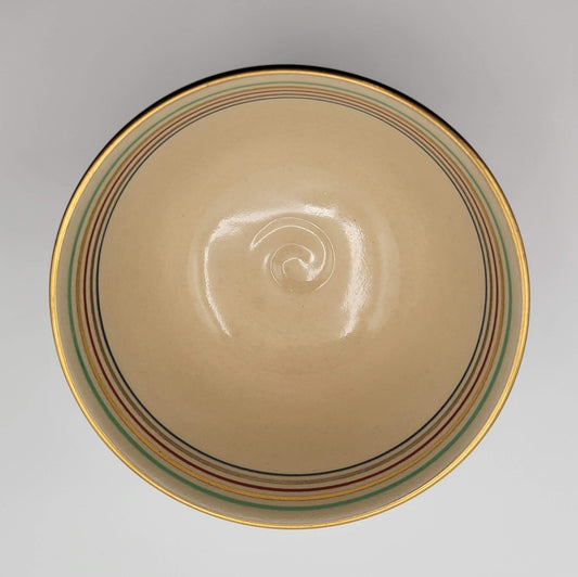 Kyōyaki Matcha-kom “Ninsei Shikishi Waka” 仁清色紙和歌 Kato Shōka