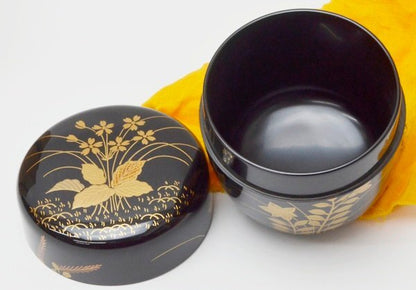 Shiki sōka makie chū-natsume 四季草花蒔絵 Shintani Kiyoshi