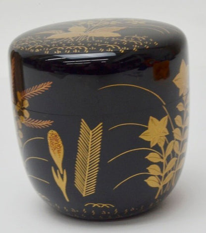 Shiki sōka makie chū-natsume 四季草花蒔絵 Shintani Kiyoshi