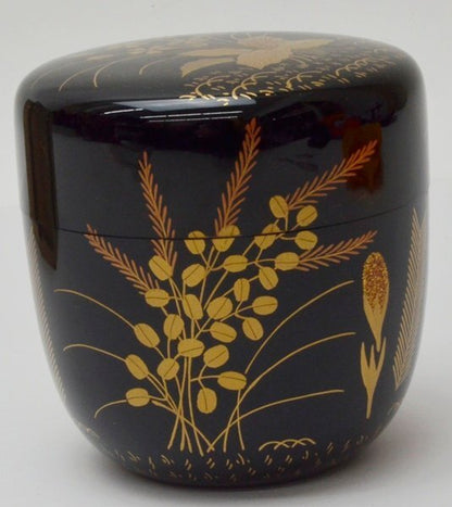 Shiki sōka makie chū-natsume 四季草花蒔絵 Shintani Kiyoshi