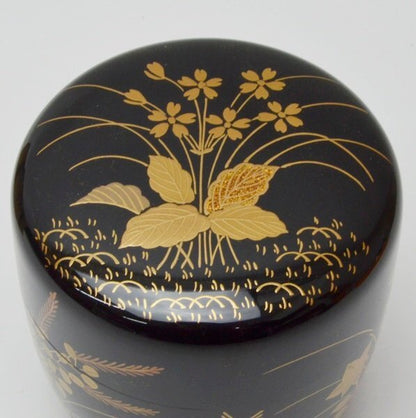 Shiki sōka makie chū-natsume 四季草花蒔絵 Shintani Kiyoshi