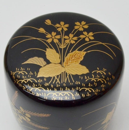 Shiki sōka makie chū-natsume 四季草花蒔絵 Shintani Kiyoshi