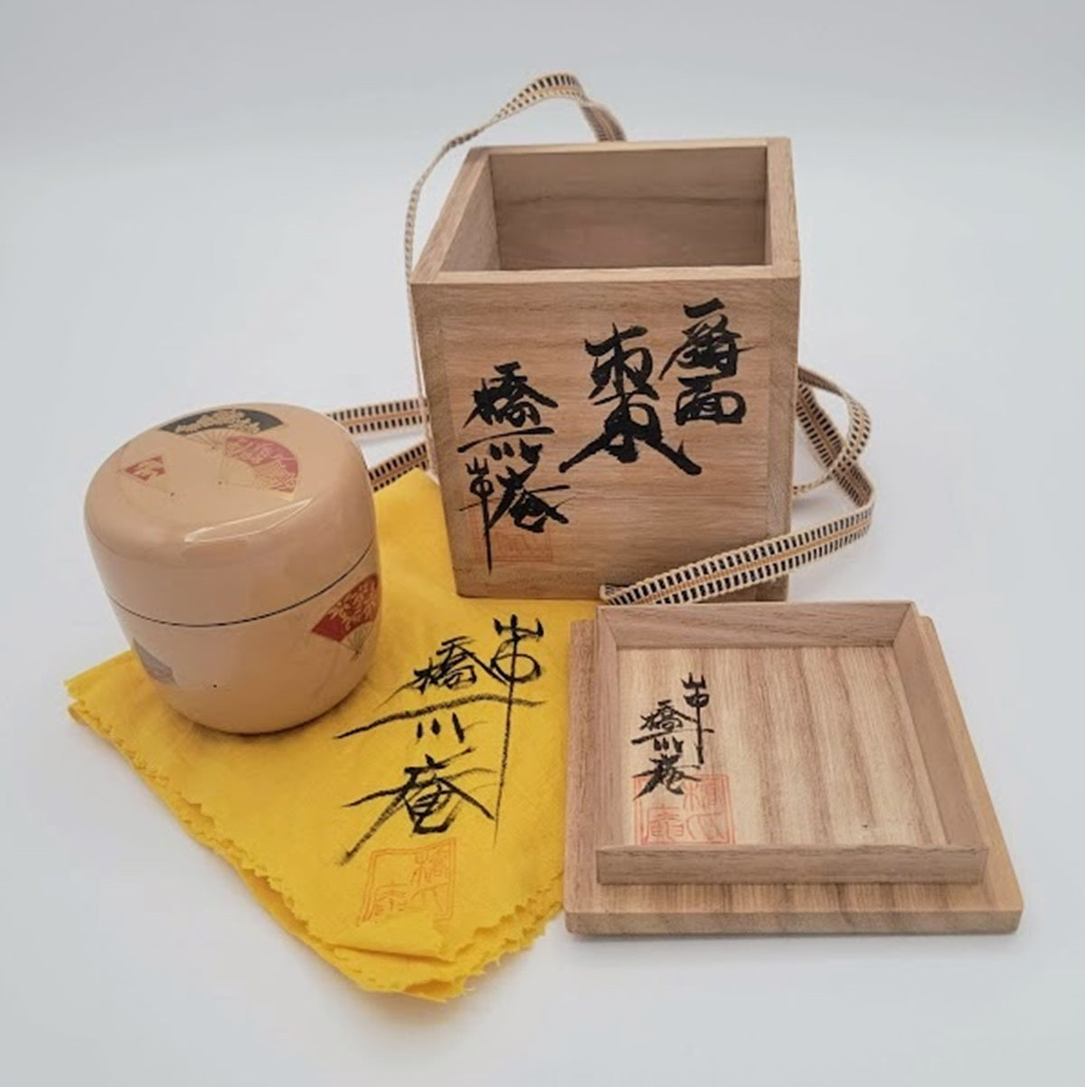 Matcha shiro-urushi natsume  橋爪庵 Hashizume-an