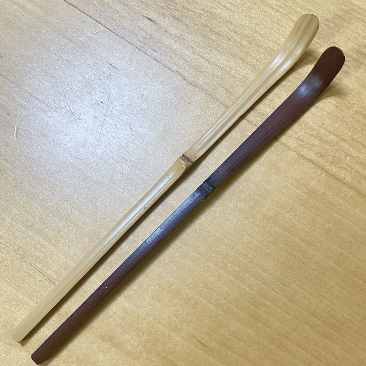 Wajima-nuri chashaku, gelakte bamboe theeschep, Matami-sai, Shiotokuyashikki-winkel