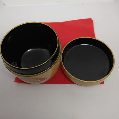 Shiro-Urushi (witte lak) natsume met waaiermotieven  橋爪庵 Hashizume-an